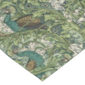 ヴィンテージアールヌーボーザピーコックガーデンパターン テーブルクロス (アングル)