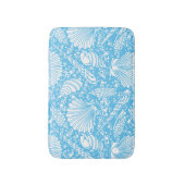 ヴィンテージアールヌーボーシーシェルズオンビーチ バスマット (正面縦)