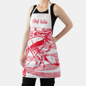 ヴィンテージアールヌーボーシーフードロブスター エプロン (インサイチュ)