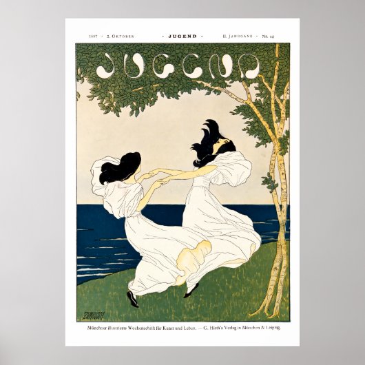 ヴィンテージアールヌーボージュゲンドカバー ポスター (正面)