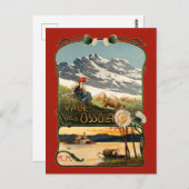 ヴィンテージアールヌーボースイストラベルツーリズム ポストカード (正面/裏面)