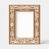 ヴィンテージアールヌーボースタイル縁ど株 レーザー彫刻フレーム (正面)