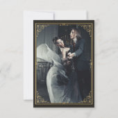 ヴィンテージアールヌーボーステンドグラス サンキューカード (裏面)