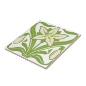 ヴィンテージアールヌーボースノードロップフローラ壁紙 タイル (側面)