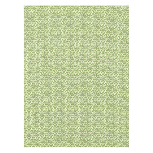 ヴィンテージアールヌーボースノードロップフローラ壁紙 テーブルクロス (正面)