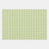 ヴィンテージアールヌーボースノードロップフローラ壁紙 ラッピングペーパーシート (正面)