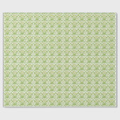 ヴィンテージアールヌーボースノードロップフローラ壁紙 ラッピングペーパー (フラット)