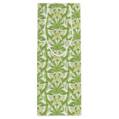 ヴィンテージアールヌーボースノードロップフローラ壁紙 ワインギフトバッグ (裏面)