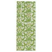 ヴィンテージアールヌーボースノードロップフローラ壁紙 ワインギフトバッグ (正面)