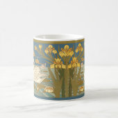 ヴィンテージアールヌーボースワンス&アイリスフリーズ コーヒーマグカップ (中央)