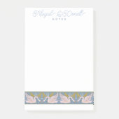 ヴィンテージアールヌーボースワンパターンパーソナライズされた- ポストイット (正面)