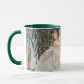 ヴィンテージアールヌーボースワン・メイデンズバイW.クレーン マグカップ (左)