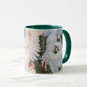 ヴィンテージアールヌーボースワン・メイデンズバイW.クレーン マグカップ (正面右)