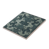 ヴィンテージアールヌーボーセラミックタイル タイル (側面)