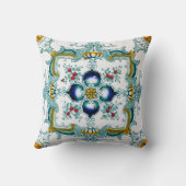 ヴィンテージアールヌーボータイル クッション (裏面)