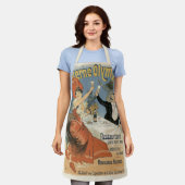 ヴィンテージアールヌーボータヴェルヌオリンピアレストラン エプロン (着用した状態)