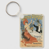 ヴィンテージアールヌーボータヴェルヌオリンピアレストラン キーホルダー (正面)