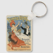 ヴィンテージアールヌーボータヴェルヌオリンピアレストラン キーホルダー (裏面)