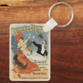 ヴィンテージアールヌーボータヴェルヌオリンピアレストラン キーホルダー (裏面)