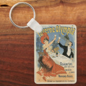 ヴィンテージアールヌーボータヴェルヌオリンピアレストラン キーホルダー (正面)