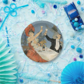 ヴィンテージアールヌーボータヴェルヌオリンピアレストラン ペーパープレート (パーティー)