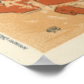 ヴィンテージアールヌーボータヴェルヌオリンピアレストラン ポスター (角)