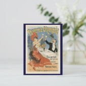 ヴィンテージアールヌーボータヴェルヌオリンピアレストラン ポストカード (スタンド正面)