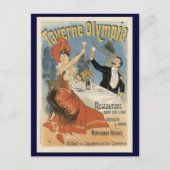 ヴィンテージアールヌーボータヴェルヌオリンピアレストラン ポストカード (正面)