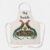 ヴィンテージアールヌーボーチキンアンドロスター エプロン (正面)