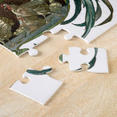 ヴィンテージアールヌーボーチキンアンドロスター ジグソーパズル (側面)