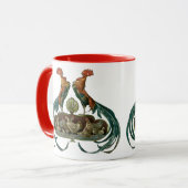 ヴィンテージアールヌーボーチキンアンドロスター マグカップ (正面左)