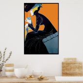 ヴィンテージアールヌーボーティー広告のポスタープリント ポスター (キッチン)