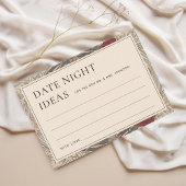 ヴィンテージアールヌーボーデイトナイトアイディアカード 出欠カード