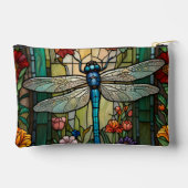 ヴィンテージアールヌーボードラゴンフライbohoシック アクセサリーポーチ (裏面)