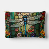 ヴィンテージアールヌーボードラゴンフライbohoシック アクセサリーポーチ (正面)