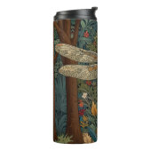 ヴィンテージアールヌーボードラゴンフライbohoシック タンブラー (回転左)