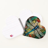 ヴィンテージアールヌーボードラゴンフライbohoシック ノートブック (内部)