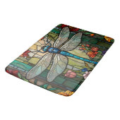 ヴィンテージアールヌーボードラゴンフライbohoシック バスマット (アングル)