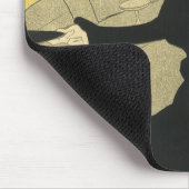 ヴィンテージアールヌーボーナイトクラブカフェディヴァン・ジャポネ マウスパッド (コーナー)