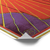 ヴィンテージアールヌーボーニューヨークサンアド ポスター (角)