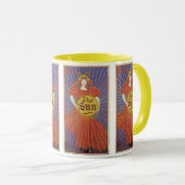 ヴィンテージアールヌーボーニューヨークサン新聞社 マグカップ (正面右)