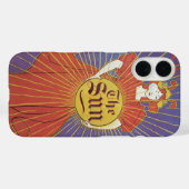 ヴィンテージアールヌーボーニューヨークサン新聞社 Case-Mate iPhoneケース (裏面 (横))