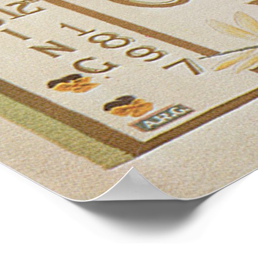 ヴィンテージアールヌーボーバッファローNY展示会 ポスター (角)