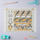 ヴィンテージアールヌーボーバードバイモーリスヴェルヌイユ 薄葉紙 (クラフト)