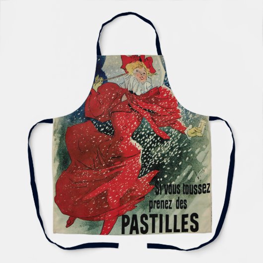 ヴィンテージアールヌーボーパスティーリズゲラウデルセキドロップ エプロン (正面)