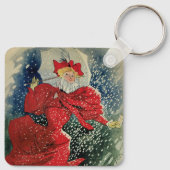 ヴィンテージアールヌーボーパスティーリズゲラウデルセキドロップ キーホルダー (裏面)