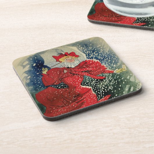 ヴィンテージアールヌーボーパスティーリズゲラウデルセキドロップ コースター (左側)