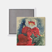 ヴィンテージアールヌーボーパスティーリズゲラウデルセキドロップ マグネット (正面/裏面)