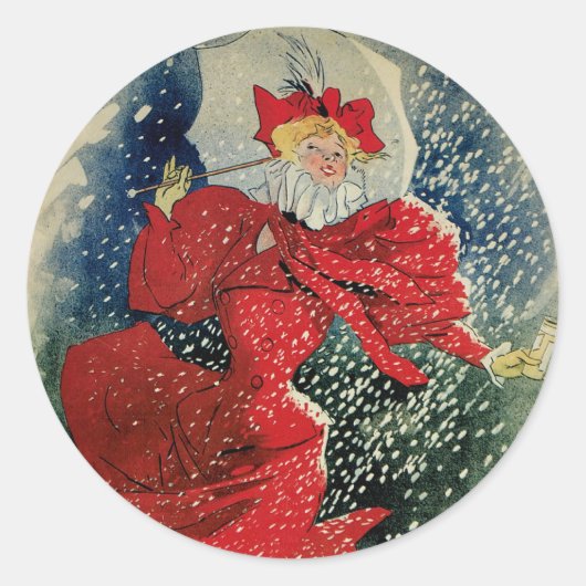 ヴィンテージアールヌーボーパスティーリズゲラウデルセキドロップ ラウンドシール (正面)