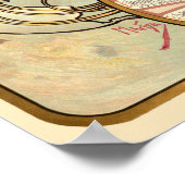 ヴィンテージアールヌーボービスケットアドバイアルフォンスミュシャ ポスター (角)